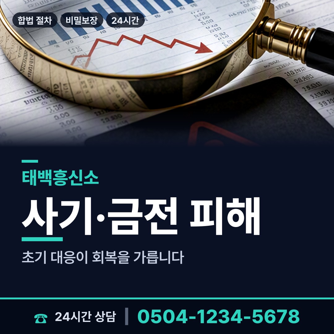 태백 장성동 민간조사업체 상담 안내